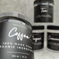 Toples Tempat Kopi Teh Gula custom label stiker anti air. 