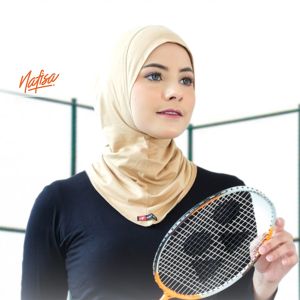 Hijab Sport Nafisa PTS - Inner Pad Tanpa Spon Inner Ninja Kekinian No Ribet