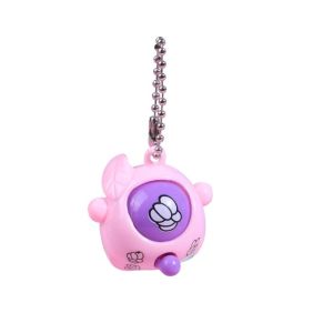 Mini Fun Fair Finger Guessing Game Rock Paper Scissors Tricky Egg Toy Keychain Fun Battle Game Keyring Kid