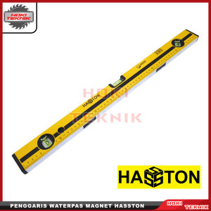 Penggaris Waterpass Magnet Aluminium 45cm & 60cm Hasston