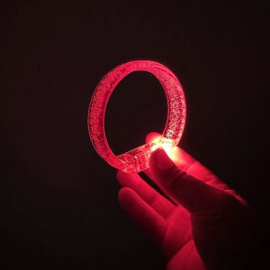 🎉SG Stock Colorful LED Bracelet & Bubble Ring Glow In The Dark Light Toys Kids Childrens Day Gift Concert Party Decor