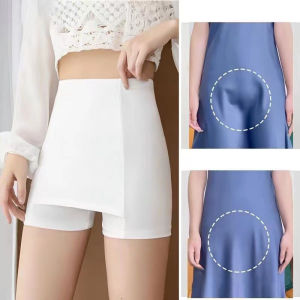 SHUNAICHI  Double Layer Safety Pants For Girls And Women Boxer High Waist Protective Shorts Under Skirts Summer Dress Underwear