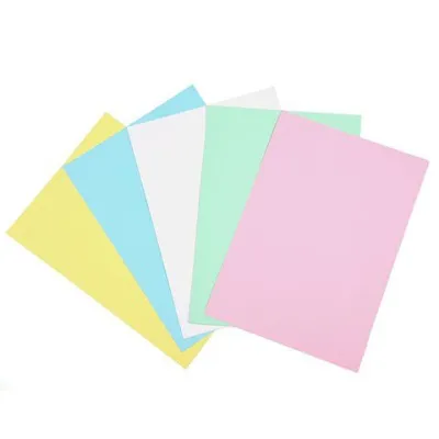 (5 màu trộn)Giấy Bìa Màu A4 Giấy Bìa A4 Cứng 180gsm Xấp 100 tơ`