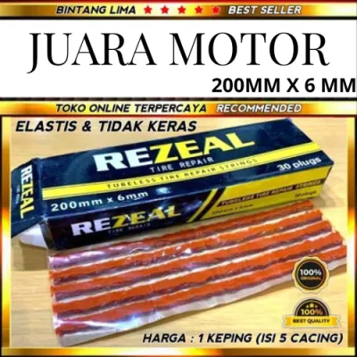 1 DUS KARET CACING TUBLES TAMBAL BAN TUBLES REZAEL BAN MOTOR MOBIL UNIVERSAL