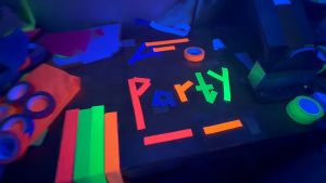 🎉SG Local🎉6Color UV Fluorescent Reflective Tape Self-Adhesive Glow Dark Tape For Party Floor Curtain Home Safety Decor