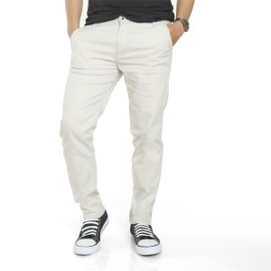 [FREE GIFT] Raindoz x Coverago VPM 001 Celana Chino Panjang Slimfit Pria Cream