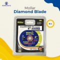 MOLLAR Diamond Blade Yellow 4" Metal Mat Potong Keramik Granit. 