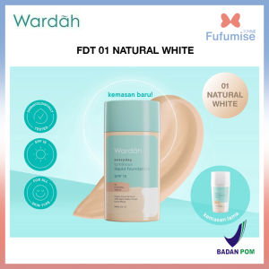 WARDAH Everyday Luminous Liquid Foundation SPF 15 35ml | Everyday Luminous Face Powder 40g | foundation cair wardah (BPOM)
