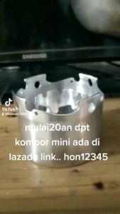 Kompor Mini 2 Tungku Magicom Spirtus/Alkohol