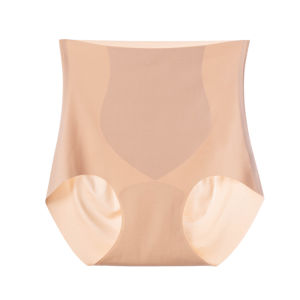 High-waisted tummy-control pants Antibacterial crotch Seamless briefs High-waisted plus-size Yoga briefs