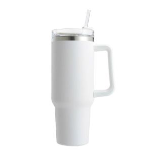 Ly cốc giữ nhiệt inox 304 có tay cầm dung tích lớn 1200ml Mang du lịch đi làm bỏ trên Ô tô Giữ nhiệt 8-10 Tiếng
