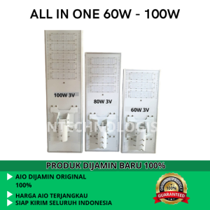 LAMPU JALAN TENAGA MATAHARI | PJU ALL IN ONE