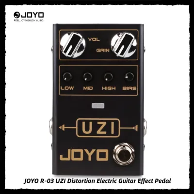 JOYO R-03 UZI Distortion Pedal Guitar Effects Pedal For Heavy Metal Music With BIAS Knob True Bypass Guitar Bass Accessories