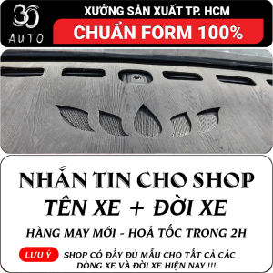Thảm Taplo FORD ECOSPORT EVEREST FOCUS RANGER TRANSIT TERRITORY Nhung Tuyết Da ALCANTA Da Fiber bảo hành 2 năm