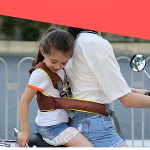 Đai xe máy cho bé từ 1-10 tuổi có dây đeo chắc chắn an toàn khi ngồi trước hay sau xe máy
