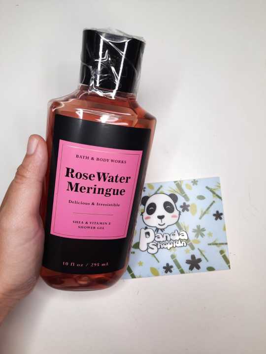 Bath and Body Works Shower Gel Rose Water Meringue 295 mL Lazada Indonesia