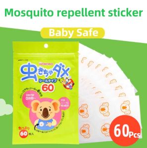 [SG STOCK]JAPAN Wakodo Baby Mosquito / Insect Repellent Sticker (60pc/pack)