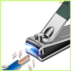Follow Get New【TIS】 6 Pcs Xách Tay Sang Trọng Làm Móng Tay Bộ Dụng Cụ Móng Chân Màu Đen Sáng Nail Clipper Set Chăm Sóc Cá Nhân Công Cụ Lông Mày Kéo
