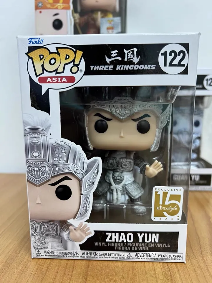 Original Funko POP Three Kingdoms Liu Bei #202 Zhang Fei #203 Guan