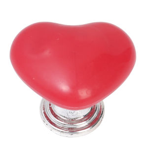 Heart Shaped Auxiliary Toilet Press Button Flush Press Avoid Touching Toilet Lid Handle Self-Adhesive Cabinet Door Handle