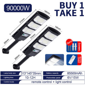 Buy 1 Take 1 Solar Street Light 60000W Solar Flood Light Solar Light Outdoor Waterproof With Remote