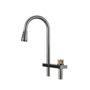 HIGOLD Waterfall Sink 304 Stainless Steel Waterfall Kitchen Sink Nano 3mm Thickness Large Single Sink Topmount With Waterfall Faucet