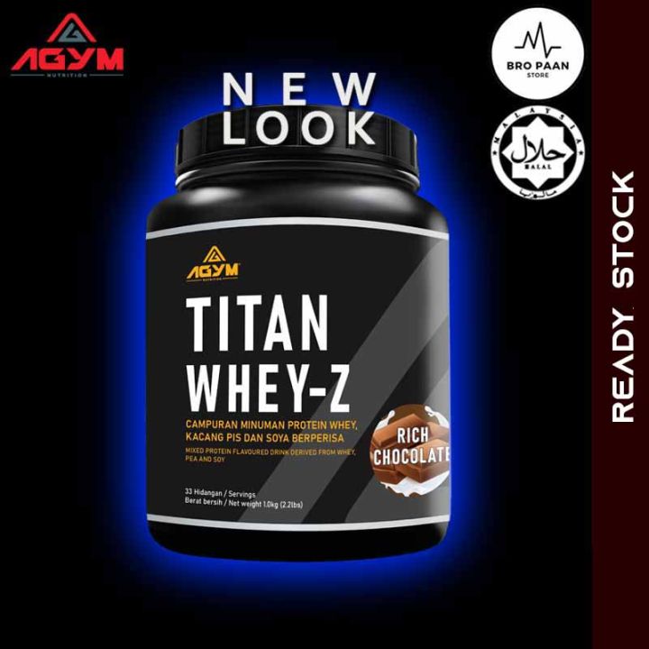 AGym Nutrition Titan Whey (1kg) 33 servings (Chocolate) Whey Protein
