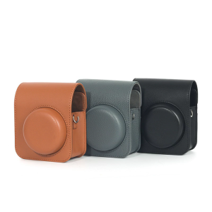 Camera Case Solid Color Wear Resistant Protective Cover Shockproof Soft Protective Case with Shoulder Strap For Mini 41