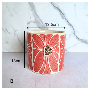 The Leaferie Nerina plant pots Ceramic flowerpot flowerpots flower pot planter planters