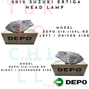 DEPO-218-1159R-L-RD 2012 SUZUKI ERTIGA HEAD LAMP UNIT MANUAL