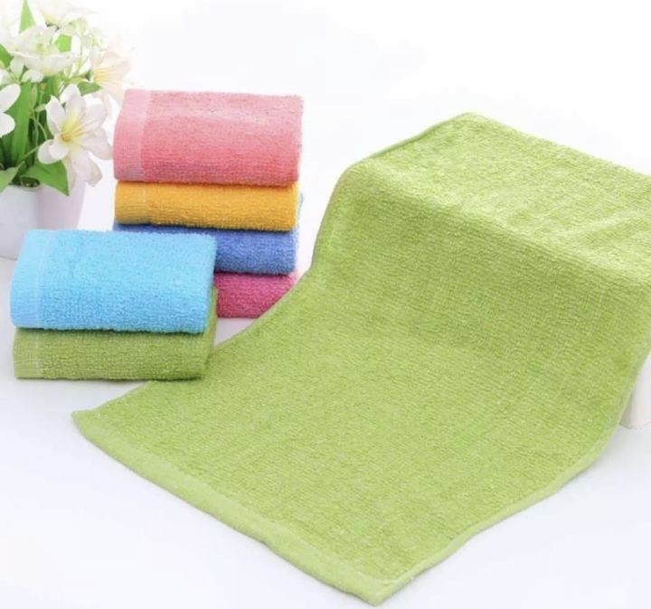 12 Pieces Hand Towel Assorted Color Cannon Cotton Quality Thick | Lazada PH