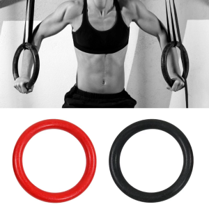 1Pc Plastic Gymnastics Training Rings Non Slip Fitness Rings for Workout Strength Training Pull Up and Dip Easy to Use