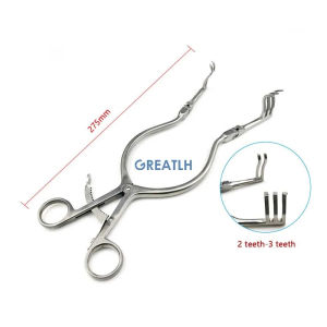 GREATLH Stainless Steel Weitlaner Retractor Self-Retaining Retractor Veterinary Instruments