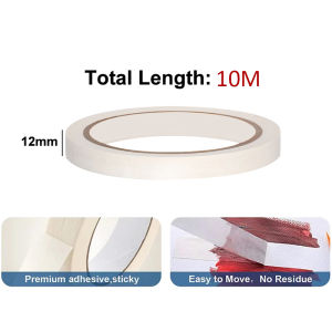 10M Masking Tape 1/2 inch 3/4 inch 1 inch 1.1/2 inch 2 inch per piece