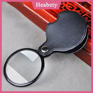 Heabety Túi nhỏ 5x50mm gấp đồ trang sức kính lúp lúp mắt kính lúp Ống kính