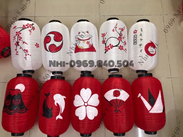[HCM][50x25cm]Đèn Lồng Nhật Bản- Lễ Hội đèn lồng