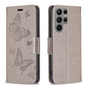 New Phone Case For Samsung Galaxy S24 S23 S22 S21 Plus / S24 S23 S22 S21 Ultra / S21 S20 S23 FE Magnetic Butterfly Leather Wallet Card Slot Flip Cover Casing