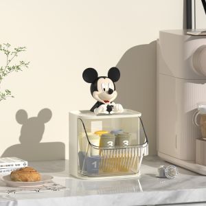 Hộp Đựng Đồ Đa Năng Tiện Lợi Hình Chuột MICKEY Bàn Làm Việc Bàn Học Treo Tường Thiết Kế Phong Cách Hiện Đại