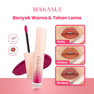 NEW! Hanasui Mattedorable Lip Cream & Boba Edition | Lipstick Lip Cream Liquid Double Moisturizing Pigmented No Transfer Cracking Long-Lasting Lipstik