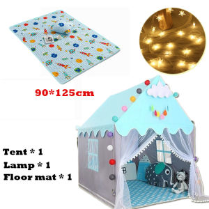 Oversize Play Tent Toys for Kids Princess Spacious Playhouse Teepee Toys Khemah Kanak Kanak Oversized Playhouse Castle Tent