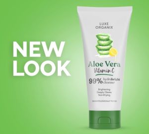 Luxe Organix Aloe Vera Brightening Micro Foam Cleanser With Vitamin C 120mL