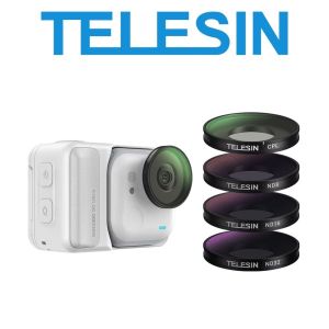 TELESIN S5-FLT-42 4pcs CPL + ND 8 16 32 Filter Lens Cover Protector for Insta360 Go Ultra Action Camera