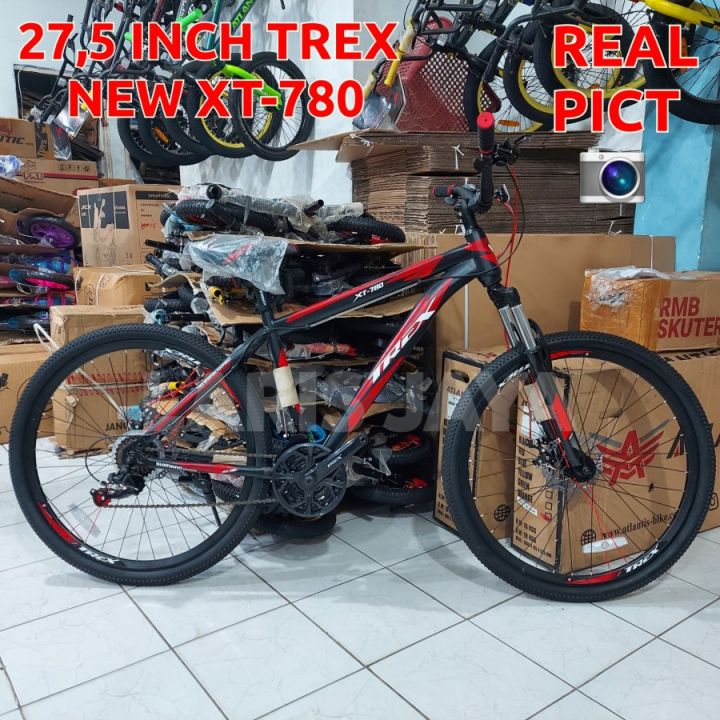 sepeda gunung ukuran 275 trex model terbaru sepeda mtb trex 275