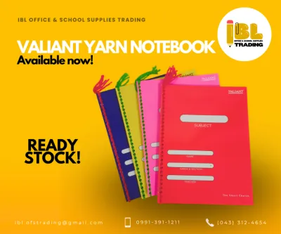 VALIANT COLORED YARN COMPOSITION NOTEBOOK