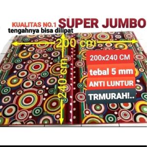 KARPET BERCORAK JUMBO!! BERMOTIF AESTETHIC MUDAH DI LIPAT