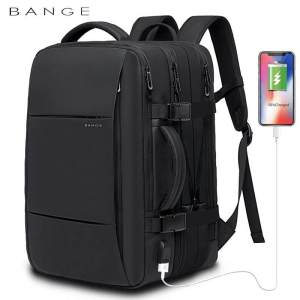 FCBANGE 45L Expandable Large Capacity Travel Backpack Men 17 inch Laptop Backpack Anti-Theft Multifunction Fashion Backpack