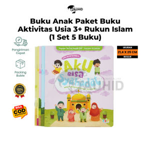 Buku Anak Serial Aktivitas Usia 3+ Rukun Islam – Buku cerita anak bergambar Soft cover