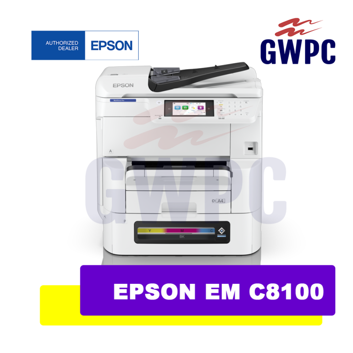 Epson EM-C8100 WorkForce Pro A3 Colour Multifunction Printer EM C8100 ...