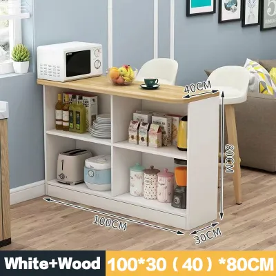 SuperValue Nordic Small Cabinet Bar Counter Tea Cabinet Multi-Functional Sideboard Home Partition Cabinet Storage Rack