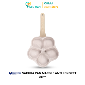 Frypan Telur Pan Frypan Marble Multifungsi Wajan Goreng Anti Lengket Foodgrade Non Stick OBLEROME Premium